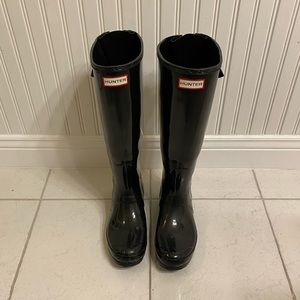 Hunter Women's Original Adjustable Gloss Rain Boots,